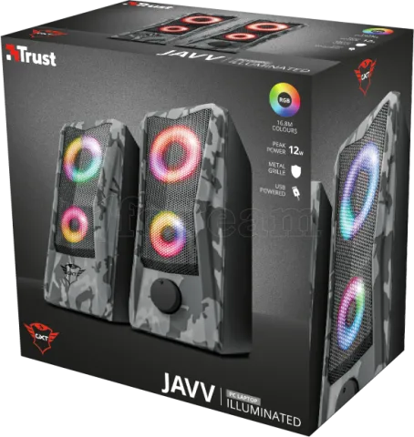 Photo de Enceintes Trust  GXT606 Javv USB (Motif Camouflage)