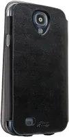 Photo de Etui avec rabat simili cuir pour Galaxy S4 - Black