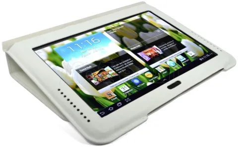 Photo de Étui de protection (Housse) Heden Slim Blanc pour Samsung Galaxy Tab 2 / Note - 10,1"
