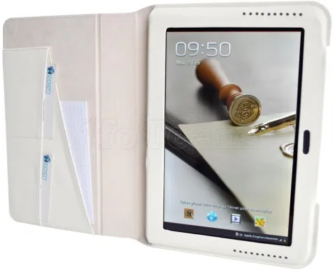 Photo de Étui de protection (Housse) Heden Slim Blanc pour Samsung Galaxy Tab 2 / Note - 10,1"