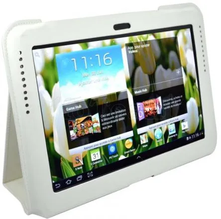 Photo de Étui de protection (Housse) Heden Slim Blanc pour Samsung Galaxy Tab 2 / Note - 10,1"