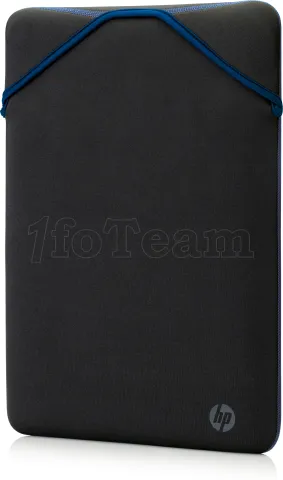 Photo de Étui de protection (Housse) réversible HP pour ordinateur portable 15,6" max (Noir/Bleu)