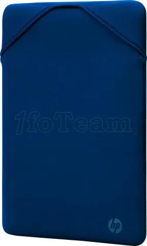 Photo de Étui de protection (Housse) réversible HP pour ordinateur portable 15,6" max (Noir/Bleu)