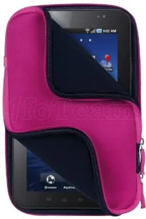 Photo de Étui de protection (Housse) universel T'nB Slim pour tablette 7" max (Rose)