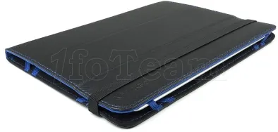 Photo de Étui de protection universelle à rabat NGS Blue Tab pour tablettes 8"max (Bleu)