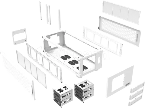 Photo de Extension de Boitier Thermaltake AX100 pour AX700 (Blanc)