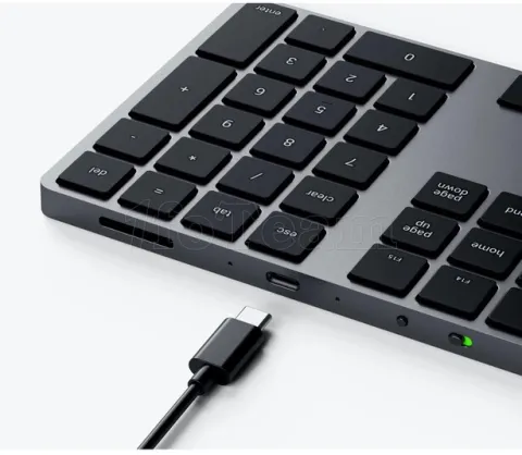 Photo de Extension de clavier sans fil Bluetooth Satechi (Gris)