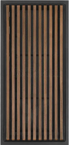 Photo de Façade Vertical Aerodeck Lian Li pour boitiers B4 (Noir/Bois)