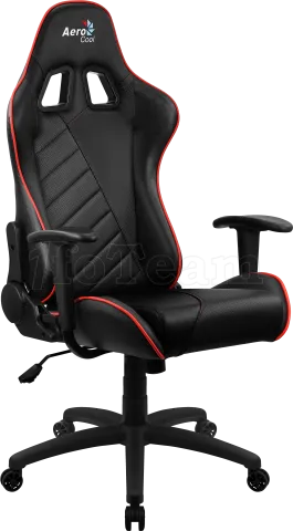 Photo de Fauteuil Aerocool AC110 Air (Noir/Rouge)