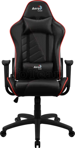 Photo de Fauteuil Aerocool AC110 Air (Noir/Rouge)