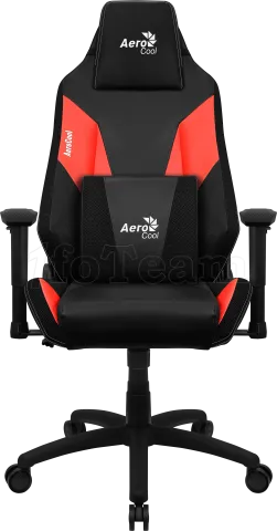 Photo de Fauteuil Aerocool Admiral (Noir/Rouge)