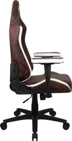 Photo de Fauteuil Aerocool Crown AeroSuede (Marron/Blanc)