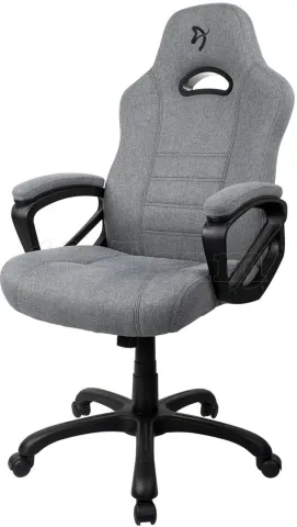 Photo de Fauteuil Arozzi Enzo Woven Fabric (Gris)