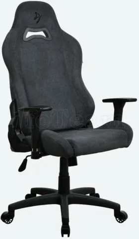 Photo de Fauteuil Arozzi Torretta SoftFabric (Gris/Noir)