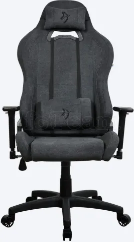 Photo de Fauteuil Arozzi Torretta SoftFabric (Gris/Noir)