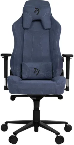 Photo de Fauteuil Arozzi Vernazza Soft Fabric (Bleu)