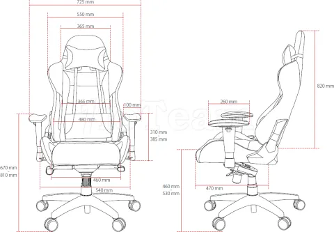 Photo de Fauteuil Arozzi Verona Pro V2 (Noir/Gris)