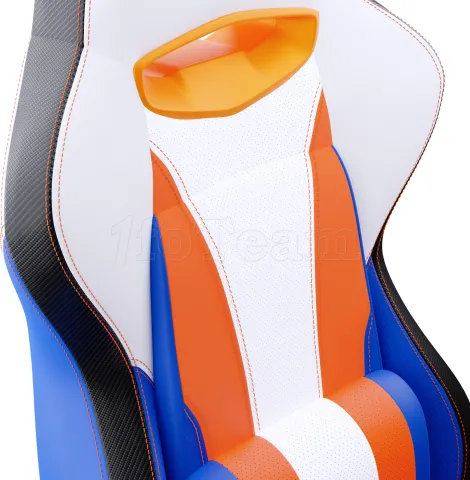 Photo de Fauteuil Cooler Master Caliber X2 Street Fighter 6 Luke (Blanc/Bleu/Orange)