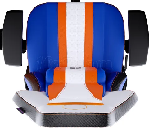 Photo de Fauteuil Cooler Master Caliber X2 Street Fighter 6 Luke (Blanc/Bleu/Orange)