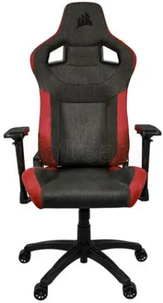Photo de Fauteuil Corsair TC100 Relaxed (Noir/Rouge)