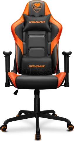 Photo de Fauteuil Cougar Armor Elite (Noir/Orange)