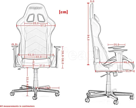 Photo de Fauteuil DXRacer Formula F08 (Noir/Bleu)