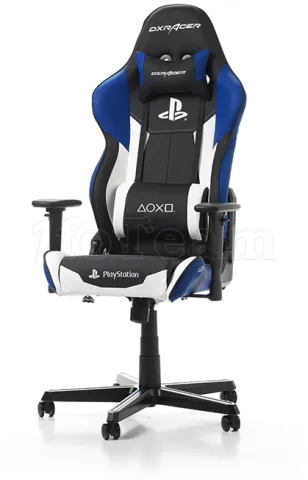 Photo de Fauteuil DXRacer Racing Playstation (Noir/Blanc/Bleu)