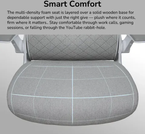 Photo de Fauteuil ergonomique Cougar Stryder (Blanc)