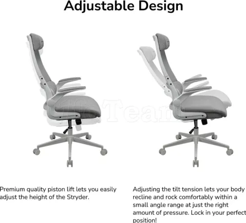 Photo de Fauteuil ergonomique Cougar Stryder (Blanc)