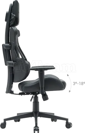 Photo de Fauteuil ergonomique Mars Gaming MGC Elite (Noir/Bleu)