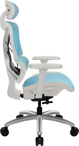 Photo de Fauteuil ergonomique ThunderX3 XTC (Blanc/Bleu)