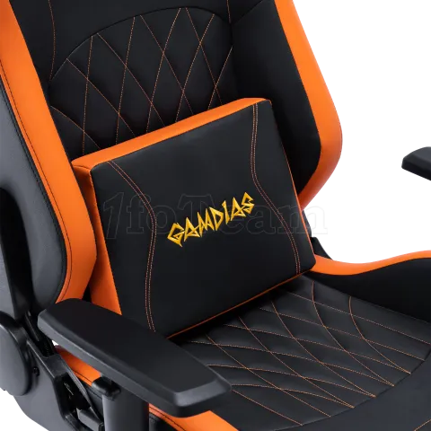 Photo de Fauteuil Gamdias Zelus M3 (Noir/Orange)