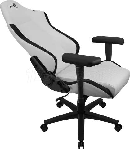 Photo de Fauteuil Gamer Aerocool Crown Leatherette (Blanc)