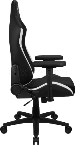 Photo de Fauteuil Gamer Aerocool Crown Leatherette (Noir/Blanc)