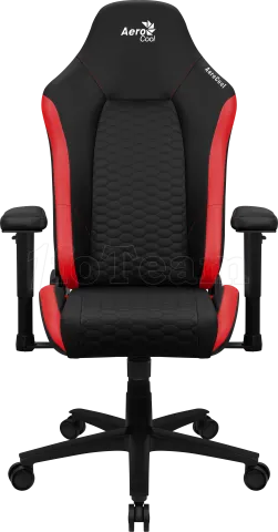 Photo de Fauteuil Gamer Aerocool Crown Leatherette (Noir/Rouge)