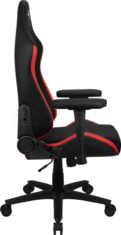 Photo de Fauteuil Gamer Aerocool Crown Leatherette (Noir/Rouge)