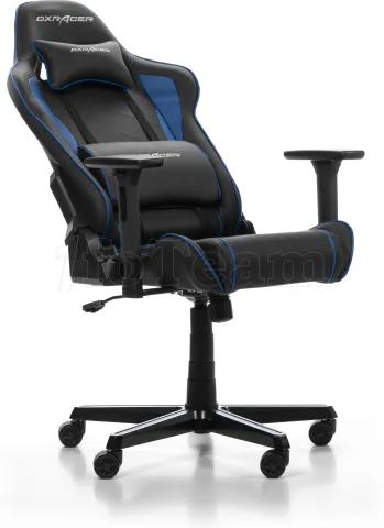 Photo de Fauteuil Gamer DXRacer Prince P08 (Noir/Bleu)