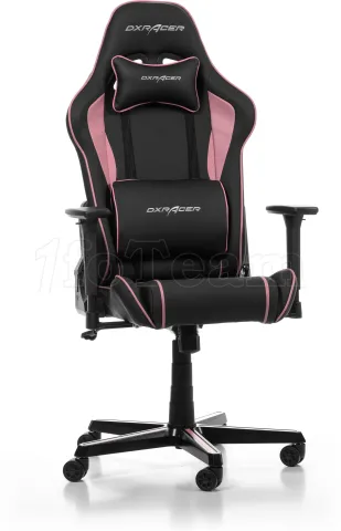 Photo de Fauteuil Gamer DXRacer Prince P08 (Noir/Rose)