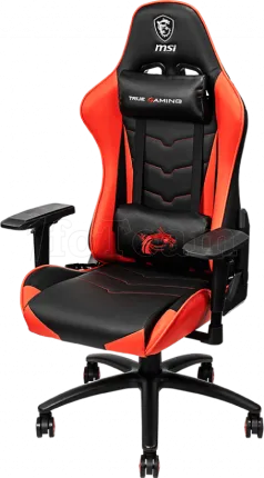 Photo de Fauteuil Gamer MSI Mag CH120 (Noir/Rouge)
