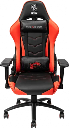 Photo de Fauteuil Gamer MSI Mag CH120 (Noir/Rouge)