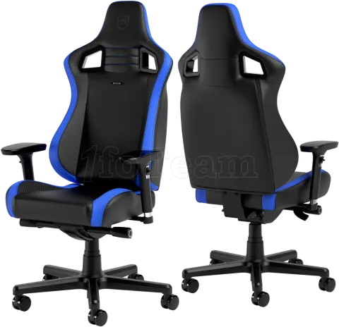 Photo de Fauteuil Gamer Noblechairs Epic Compact (Noir/Bleu)