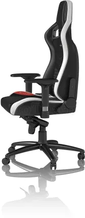 Photo de Fauteuil Gamer Noblechairs Epic en Cuir véritable (Noir/Blanc/Rouge)