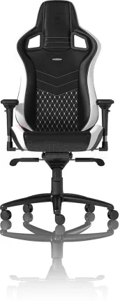 Photo de Fauteuil Gamer Noblechairs Epic en Cuir véritable (Noir/Blanc/Rouge)