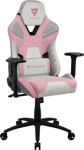 Photo de Fauteuil Gamer ThunderX3 TC5 (Rose/Gris/Blanc)