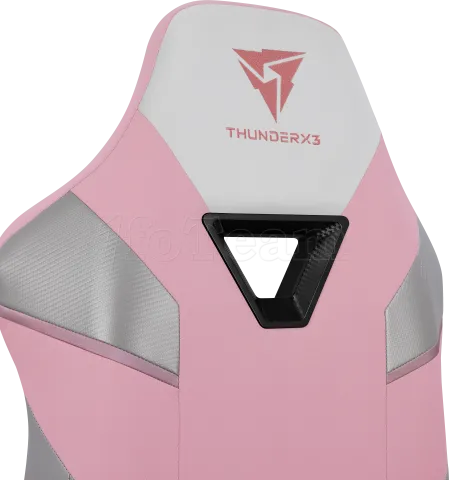 Photo de Fauteuil Gamer ThunderX3 TC5 (Rose/Gris/Blanc)