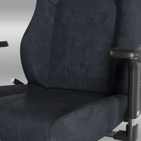 Photo de Fauteuil Hator Arc 3 Velour - Taille XL (Noir)