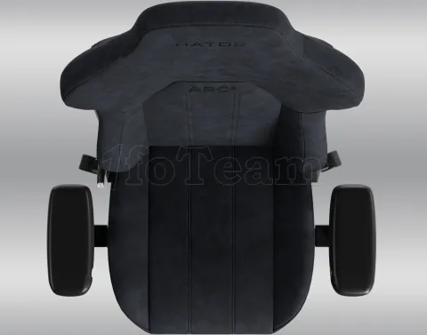 Photo de Fauteuil Hator Arc 3 Velour - Taille XL (Noir)