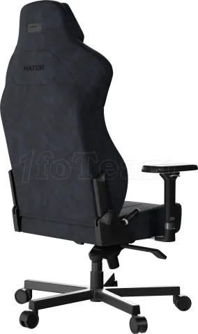 Photo de Fauteuil Hator Arc 3 Velour - Taille XL (Noir)