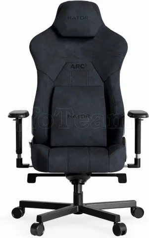 Photo de Fauteuil Hator Arc 3 Velour - Taille XL (Noir)