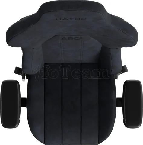 Photo de Fauteuil Hator Arc 3 Velour - Taille XL (Noir)